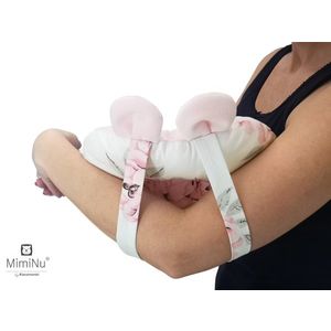 Perna bebelusi MimiNu multifunctionala ursulet Royal Minky Powder Pink imagine