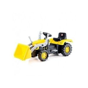 Tractor excavator cu pedale pentru copii 53x113x45cm Dolu imagine
