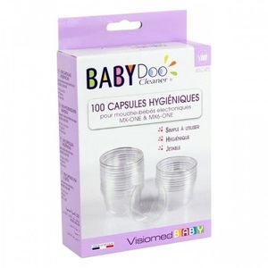 Set 100 rezerve igienice Visiomed pentru aspirator nazal BabyDoo MX imagine