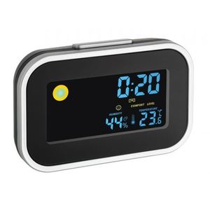 Termo-higrometru cu ceas si alarma iluminat TFA 60.2015 imagine