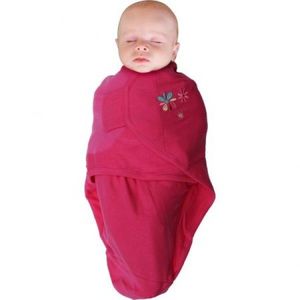 Body special bebelusi tip Wrap BO Jungle Flori roz S 3-6 kg din bumbac imagine