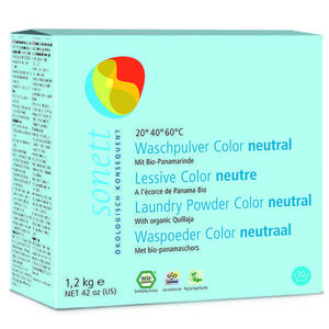 Detergent ecologic praf pentru rufe colorate neutru 1.2 kg Sonett imagine