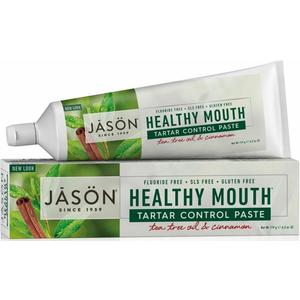 Pasta de dinti anti-placa si tartru Healthy Mouth pentru gingii iritate Jason 119 g imagine