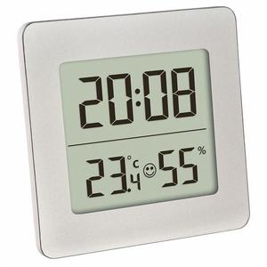 Termometru si higrometru digital cu ceas si alarma TFA 30.5038.54 imagine