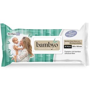 Servetele umede Bambyo 100 biodegradabile 80 bucati imagine