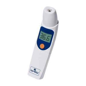 Termometru cu senzor infrarosu pentru ureche, frunte si suport inclus imagine