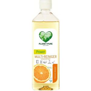 Detergent bio universal concentrat cu ulei de portocale Power Multi-Cleaner Planet Pure 510ml imagine