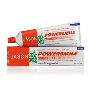 Pasta de dinti Power Smile fara fluor pt albirea dintilor 170 g Jason imagine