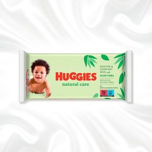 Servetele umede Huggies Natural Care 10 pachete x 56, 560 buc imagine