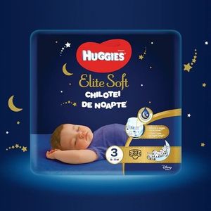 Scutece-chilotel de noapte Huggies Elite Soft Pants Overnight marimea 3, 23 buc, 6-11 kg imagine