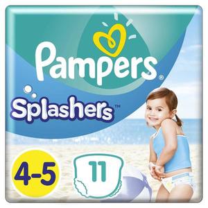 Scutece chilotel pentru apa Pampers Splashers marimea 4 Baby Shark 9-15 kg 11 buc imagine