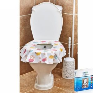 Set 10 protectii igienice de unica folosinta pentru colac toaleta BabyJem imagine