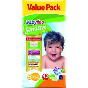 Scutece Babylino Sensitive Valuepack N5+ 13-27 kg 42 buc imagine