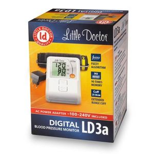 Tensiometru electronic de brat Little Doctor LD 3A adaptor inclus afisaj LCD imagine