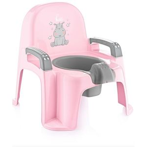 Olita scaunel pentru copii BabyJem Hippo pink imagine