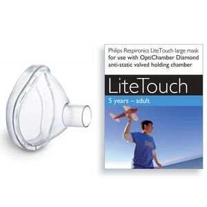 Masca large LiteTouch Philips Respironics 5 ani - adulti pentru Optichamber imagine