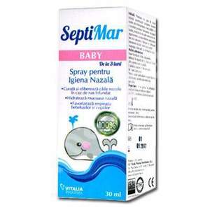 Spray pentru igiena nazal SeptiMar Baby 30 ml, Vitalia imagine