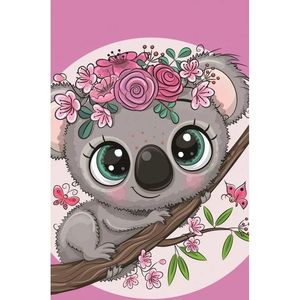 Prosop fata Koala 30x50 cm SunCity roz imagine
