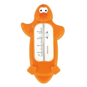 Termometru de baie si camera KikkaBoo Penguin Orange imagine