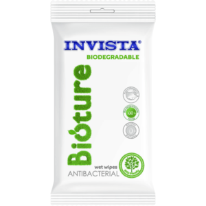 Set 15 servetele umede antibacteriene biodegradabile alb Invista IV3199 imagine