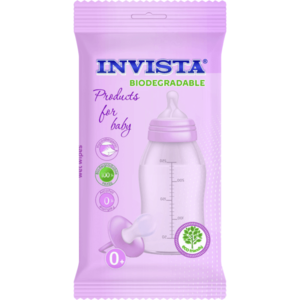 Set 15 servetele umede bebelusi Biodegradabile roz Invista IV3206 imagine