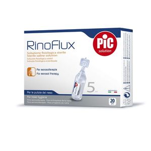 Ser fiziologic RinoFlux steril NaCl 0, 9 20 fiole x 5ml imagine