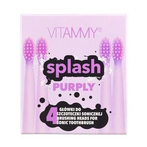 Set 4 rezerve periuta de dinti Vitammy Splash TH1811-4 Purply violet imagine