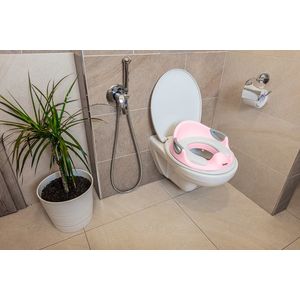 Reductor anatomic pentru toaleta colac inclus Coach Blush Pink imagine