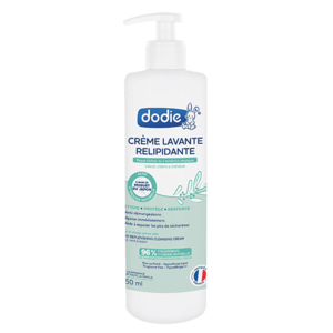 Crema de spalare relipidanta Dodie pentru piele atopica si uscata 3 in 1, 96 ingrediente de origine naturala 450 ml imagine