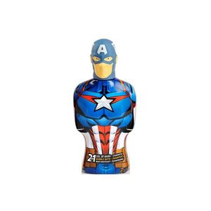Spumant de baie si sampon figurina 3D Avengers Captain America 350ml imagine
