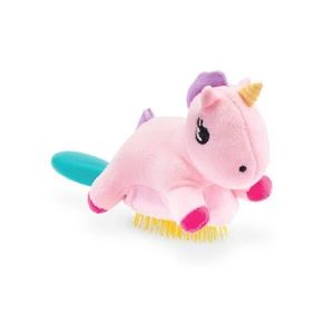 Perie de par pentru copii roz Unicorn Teddy Hair Martinelia 3013w imagine