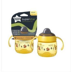 Cana Tommee Tippee Sippee cu protectie Bacshield si capac 190 ml Galben imagine