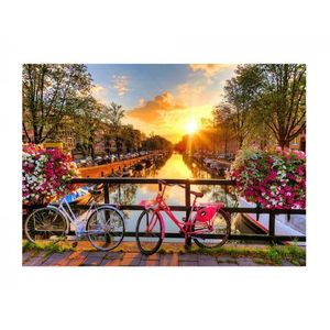 Puzzle din lemn - Bicycles of Amsterdam - 150 piese imagine