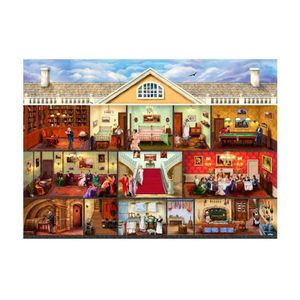 Puzzle din lemn - Victorian Mansion - 200 piese imagine