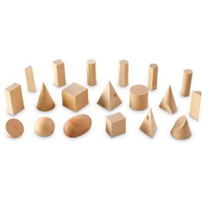 Forme geometrice din lemn (set 19) imagine