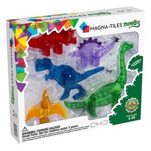 Magna Tiles Dinos, set 5 figurine magnetice imagine