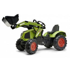 Tractor excavator pentru copii cu pedale verde Falk imagine