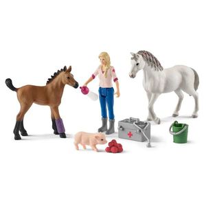 Set figurine - Vet visiting mare and foal | Schleich imagine