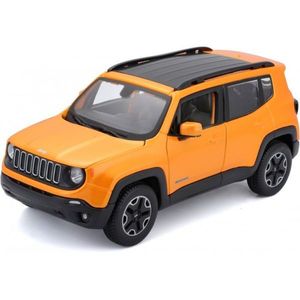 Masinuta Maisto Jeep Renegade, 1: 24, Orange imagine