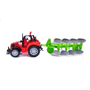 Set tractor si plug, Farmer Toys, Cool Machines, cu lumini si sunete imagine