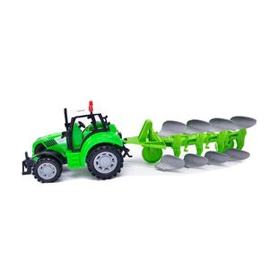 Set tractor si plug, Farmer Toys, Cool Machines, cu lumini si sunete, verde imagine