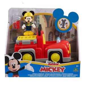 Figurina Mickey Mouse cu masina de pompieri, 38756 imagine