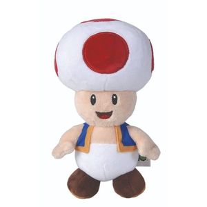 Jucarie de plus Super Mario, Ciupercuta Toad, 20 cm imagine