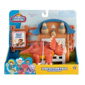 Set figurina Triceratops Dino Ranch, Dino Action Pack, DNR0024 imagine
