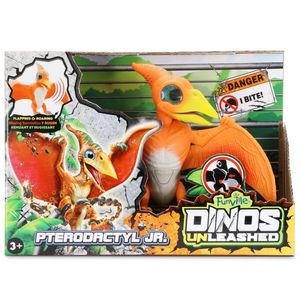 Jucarie interactiva Dinos Unleashed, Dinozaur Pterodactyl Jr, Fun Ville imagine