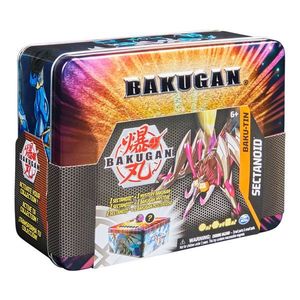 Set de joaca Bakugan, cu 2 Bakugani surpriza in cutie de metal, S4 imagine