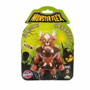 Figurina Monster Flex, Monstrulet care se intinde, S5, Minotaurus imagine
