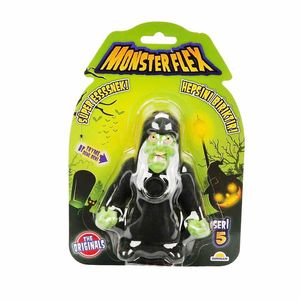 Figurina Monster Flex, Monstrulet care se intinde, S5, Pumpkin Head imagine