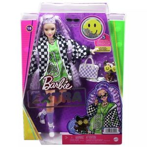 Papusa Barbie Extra cu jacheta imagine