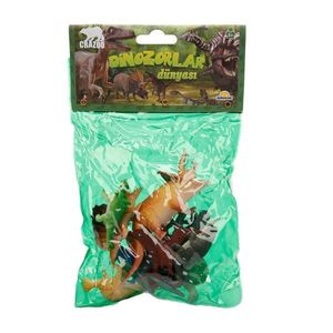 Set figurine dinozauri in punga mica, Crazoo imagine